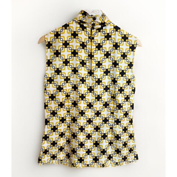 Escada 100% Silk Sleeveless Blouse Women’s Size 36 US Size 6 Vintage - Picture 4 of 13